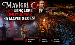 Ürgüp’te 19 Mayıs Coşkusu “Mavi Gri” Konseriyle Zirveye Taşındı