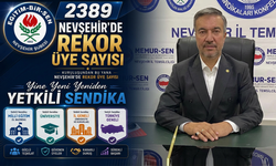 Eğitim-Bir-Sen Nevşehir’de Rekor Üye Sayısına Ulaştı