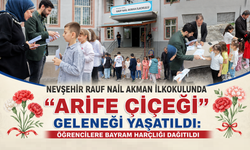 Nevşehir’de “Arife Çiçeği” Geleneği Yaşatıldı