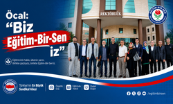 Nevşehir EBS Başkanı Öcal: “Biz Eğitim-Bir-Sen’iz”