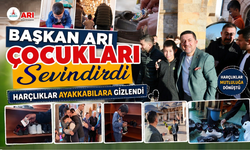 Nevşehir'de çocukların ayakkabılarına harçlık bırakıldı