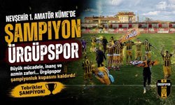 Nevşehir 1. Amatör Küme'de Şampiyon Ürgüpspor