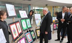 Recep Tayyip Erdoğan Anadolu İmam Hatip Lisesi’nde Resim Sergisi Açıldı