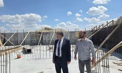 Avanos’ta 1800 Tonluk Yeni Su Deposu Hızla Yükseliyor