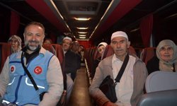 Nevşehir'in ilk hac kafilesi dualarla Medine’ye uğurlandı