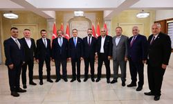 Nevşehir İlçe ve Belde Belediye Başkanları Vali Hüseyin Kök’ü Ziyaret Etti