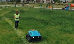 Çim Biçme Robotu Gülşehir’de Göreve Başladı