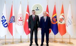 Bakan Çiftçi ile Emniyet Genel Müdürü Fidan Bir Araya Geldi