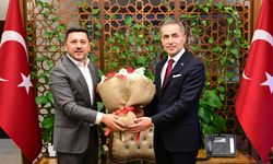Başkan Rasim Arı’dan Vali Hüseyin Kök’e Hayırlı Olsun Ziyareti
