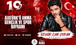 Nevşehir'de 19 Mayıs Coşkusu Özgür Can Çoban Konseriyle Yaşanacak