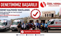Özel Versa Ambulans Servisi Denetimden Tam Not Aldı