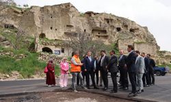 Kapadokya Alan Başkanı Aslanbay Mustafapaşa’da İncelemelerde Bulundu