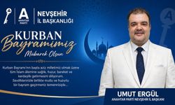 Anahtar Parti Nevşehir İl Başkanı Umut Ergül'den Kurban Bayramı Mesajı