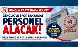 GSB Nevşehir’e 27 Sözleşmeli Personel Alımı Yapılacak
