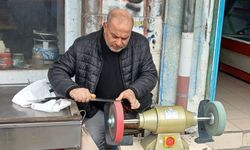 Bayram Öncesi Nevşehir’de Bıçak Bileme Yoğunluğu