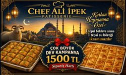 CHEF Ali İpek Patisserie’de 1 Tepsi Baklava Alana 1 Tepsi Su Böreği