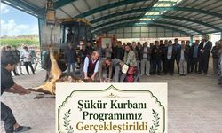Kaymaklı’da Şükür Kurbanı Programı Düzenlendi