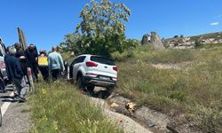 Nevşehir Yolunda Kaza Kamerada: SUV Şarampole Uçtu