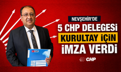CHP Nevşehir Delegelerinden Olağanüstü Kurultay İçin İmza