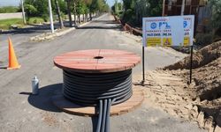 Tatlarin’da Elektrik Hatları Yer Altına Alınıyor