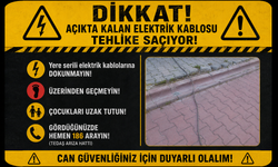 Nevşehir'de açıkta kalan elektrik kabloları tehlike yaratıyor