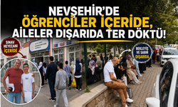 Nevşehir'de LGS heyecanı, aileler okul önlerinde bekliyor