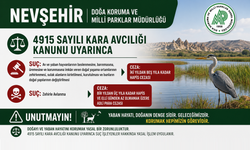 DKMP Nevşehir Uyardı: Yaban Hayatına Zarar Verenlere Hapis Cezası