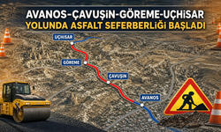 Avanos-Çavuşin-Göreme-Uçhisar Yolunda Sıcak Asfalt Çalışmaları Başladı