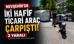 Nevşehir’de Korkutan Kaza: Araç Yan Yattı, 2 Yaralı