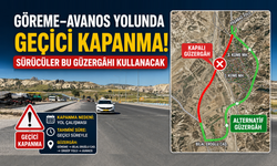Göreme–Avanos Yolunu Kullanacaklar Dikkat!