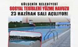 Gülşehir Belediyesi Yüzme Havuzu 23 Haziran’da Açılıyor