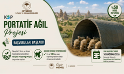 Nevşehir’de %50 Hibeli Portatif Ağıl Başvurular Başladı