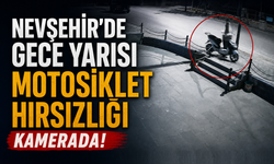 Nevşehir Polisi Motosiklet Hırsızının Peşinde