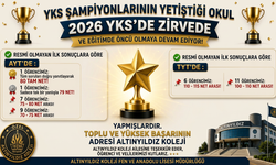 Altınyıldız Koleji YKS’de Zirvede!