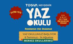TÜGVA Nevşehir'den Çocuklara Yaz Sürprizi: Ücretsiz Yaz Okulu İçin Kayıtlar Başladı!