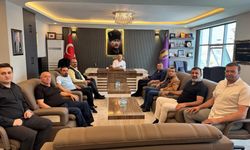 Başkan Ergin ve Yönetiminden NEVESOB Başkanı Pınarbaşı’na Hayırlı Olsun Ziyareti