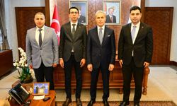 Derinkuyu’nun Adli Yöneticilerinden Vali Kök’e Ziyaret