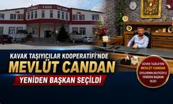 Kavak Motorlu Taşıyıcılar Kooperatifi’nde Mevlüt Candan Güven Tazeledi