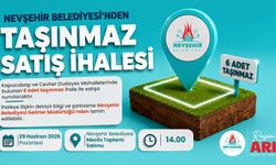 Nevşehir Belediyesi’nden Arsa ve Dükkan Satış İhalesi