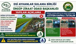 Çiftçilere Çevre ve Sulama Sistemleri İçin Önemli Uyarı
