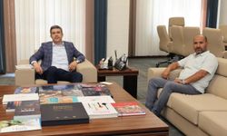 İbrahimpaşa Muhtarı Özden’den Alan Başkanı Aslanbay’a Teşekkür Ziyareti