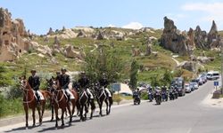 Nevşehir'de Jandarma Korteji Büyük Beğeni Topladı