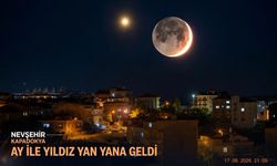 Nevşehir Kapadokya semalarında hilal ve yıldız buluştu