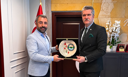 Başkan Yasin Güneş’ten Cumhuriyet Başsavcısı Adem Çalış’a Hayırlı Olsun Ziyareti