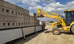 Kozaklı Köylerine Mezarlık İçin Briket Desteği