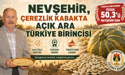 Nevşehir, Çerezlik Kabak Üretiminde Türkiye'nin Lideri Oldu