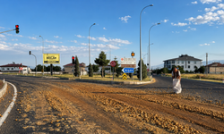 Nevşehir'de Tırdan Dökülen Patatesler Yolu Kapladı