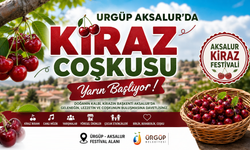 Nevşehir'de Kirazın Başkenti Aksalur Festivale Hazır