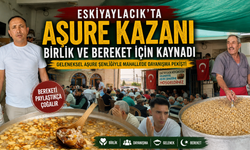 Nevşehir Eskiyaylacık'ta aşure kazanı birlik için kaynadı