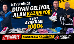 Nevşehir'de Ayakkabıda Çılgın Kampanya: 3 Çift Ayakkabı 1000 TL!